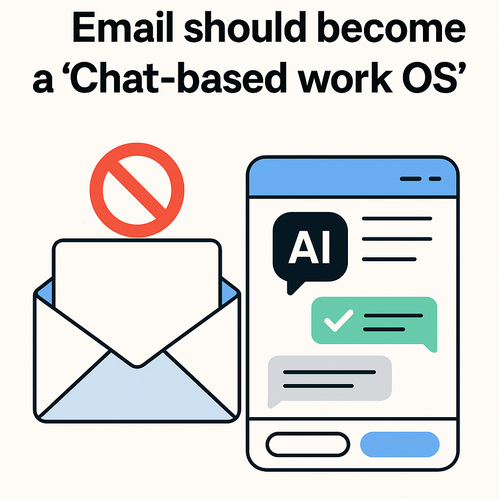 Email은 “Chat 기반 업무 OS”가 되어야 한다